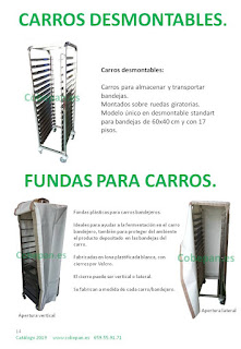 Carros desmontables y Fundas para carros.