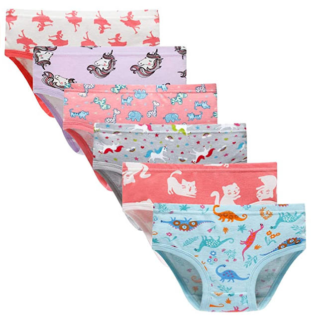 chonies Boboking Baby Soft Cotton Underwear Little Girls'Briefs Toddler Undies