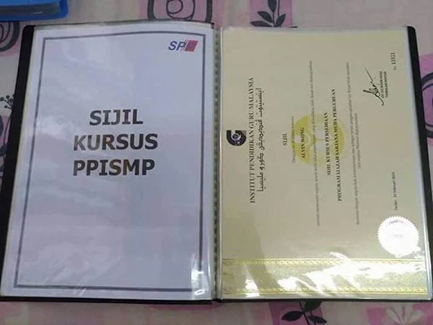 cara susun folder resume dan sijil dengan betul