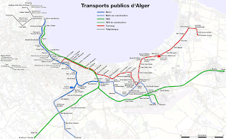 mapa metro argel