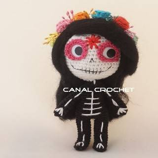 PATRON GRATIS LA CATRINA AMIGURUMI 31117