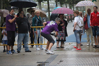 Campeonato de lanzamiento de chapela en las fiestas de Retuerto