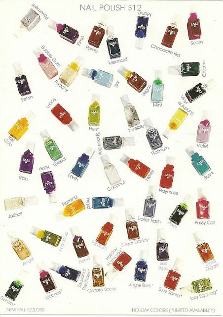 Hard Candy, Hard Candy nail polish, Hard Candy plastic rings around bottles, nails, nail polish, nail lacquer, nail varnish, #TBT, Throwback Thursday, 1990s beauty, Hard Candy advertisement