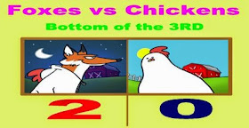 Image result for big education ape fox chickens