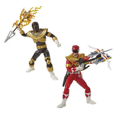 San Diego Comic-Con 2019 Exclusive Mighty Morphin Power Rangers Lightning Collection Red & Zeo Gold Ranger Action Figure 2 Pack by Hasbro