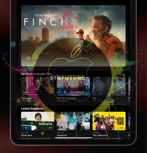 تطبيق Apple TV لمشاهدة الأفلام ومقاطع الفيديو على iPad