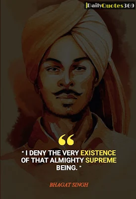 shaheed bhagat singh famous quotes