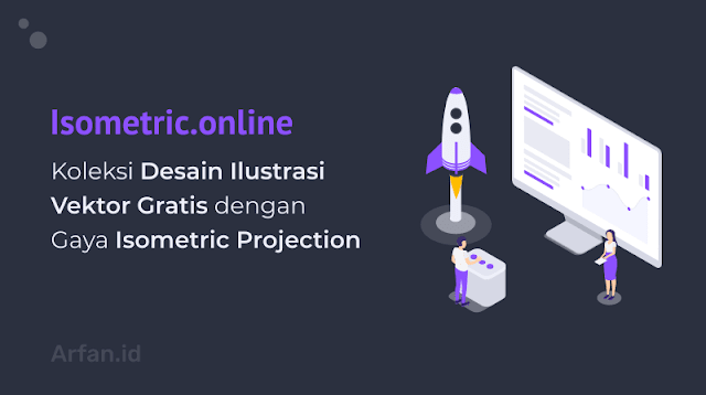 Isometric.online - Ilustrasi Isometric Gratis Untuk Designer