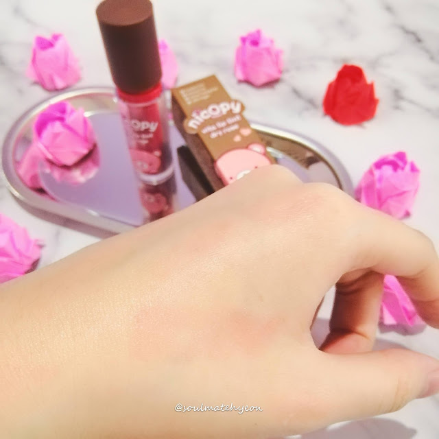 Review; Nicopy Vita Lip Tint Dry Rose