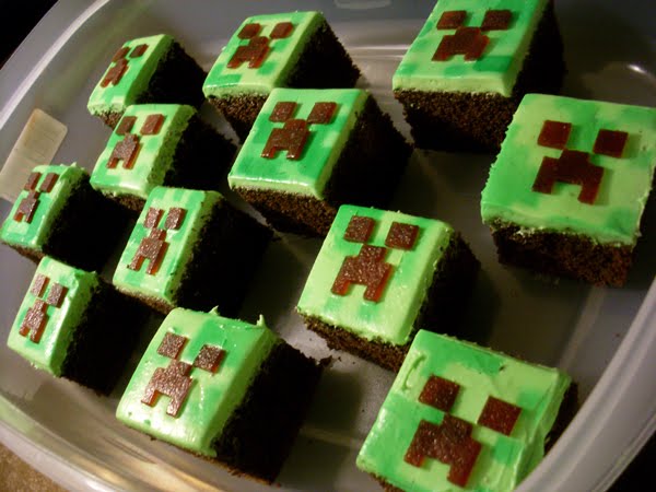 minecraft cupcakes