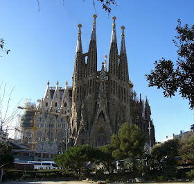 Sagrada Familia Basilica in Barcelona