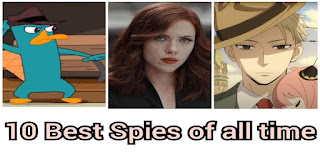 10 Best Spies of the all time (fictional)
