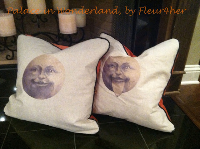 Halloween Pillows, DIY bias tape and piping, fleur4her, Palace in Wondeland