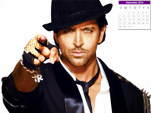 Hrithik Roshan Calendar 2014