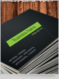 Stylish Black Business Card Vol.4