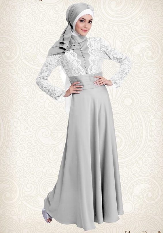 45+ Model Kebaya Wisuda Muslim Modern Terbaru 2017