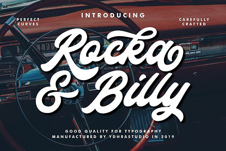 Rocka & Billy Bold Font  - Free Script Typeface