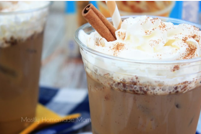 Cinnamon Roll Iced Coffee #drink