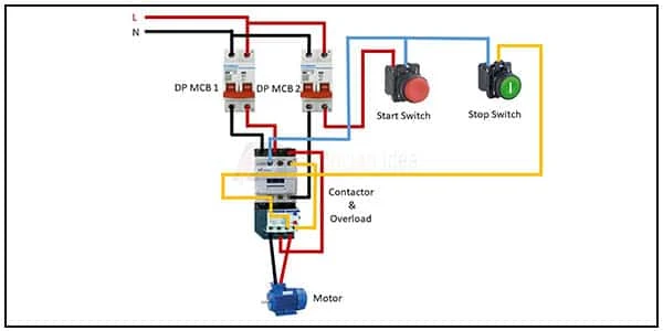 Single phase Motor wiring