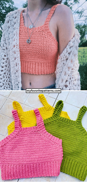 Free Crochet Summer Fruits Tank Top Pattern