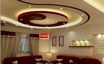 Top 100 Gypsum board false ceiling  designs  for living  room  