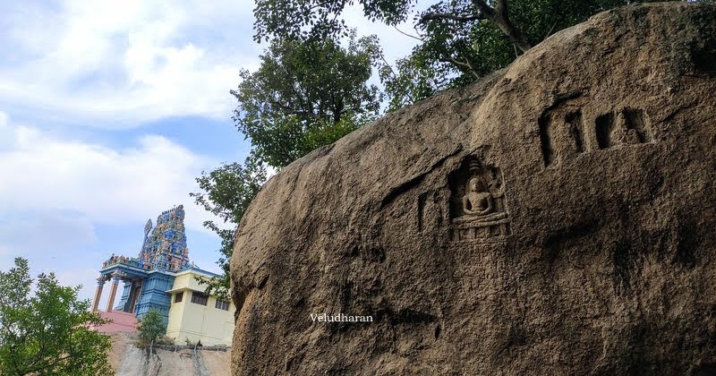Thenimalai Tirthankara image and inscriptions, Thenimalai, Pudukkottai District, Tamil Nadu.