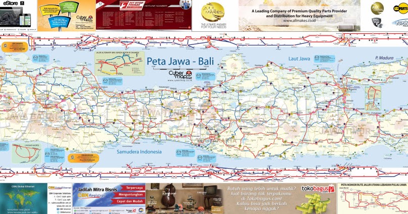 Peta Mudik 2013 Download Rute Jalur Mudik Jawa Bali 