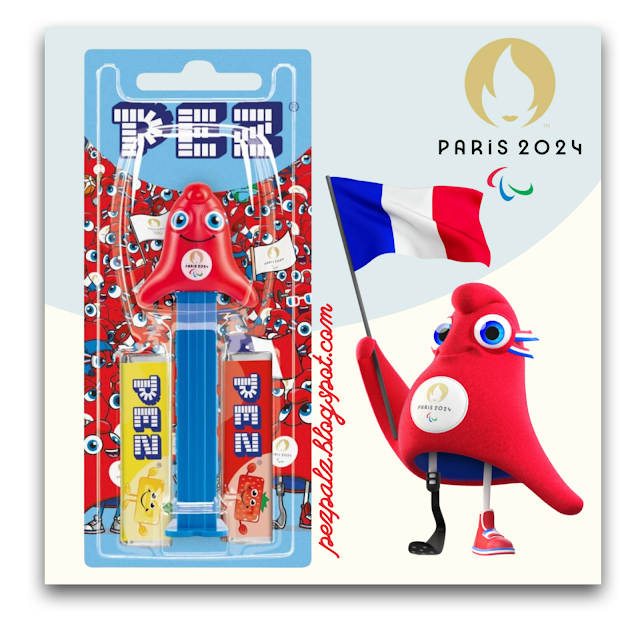 PEZ Olympics Paraolympics Phryges Paris games 2024 Mascot