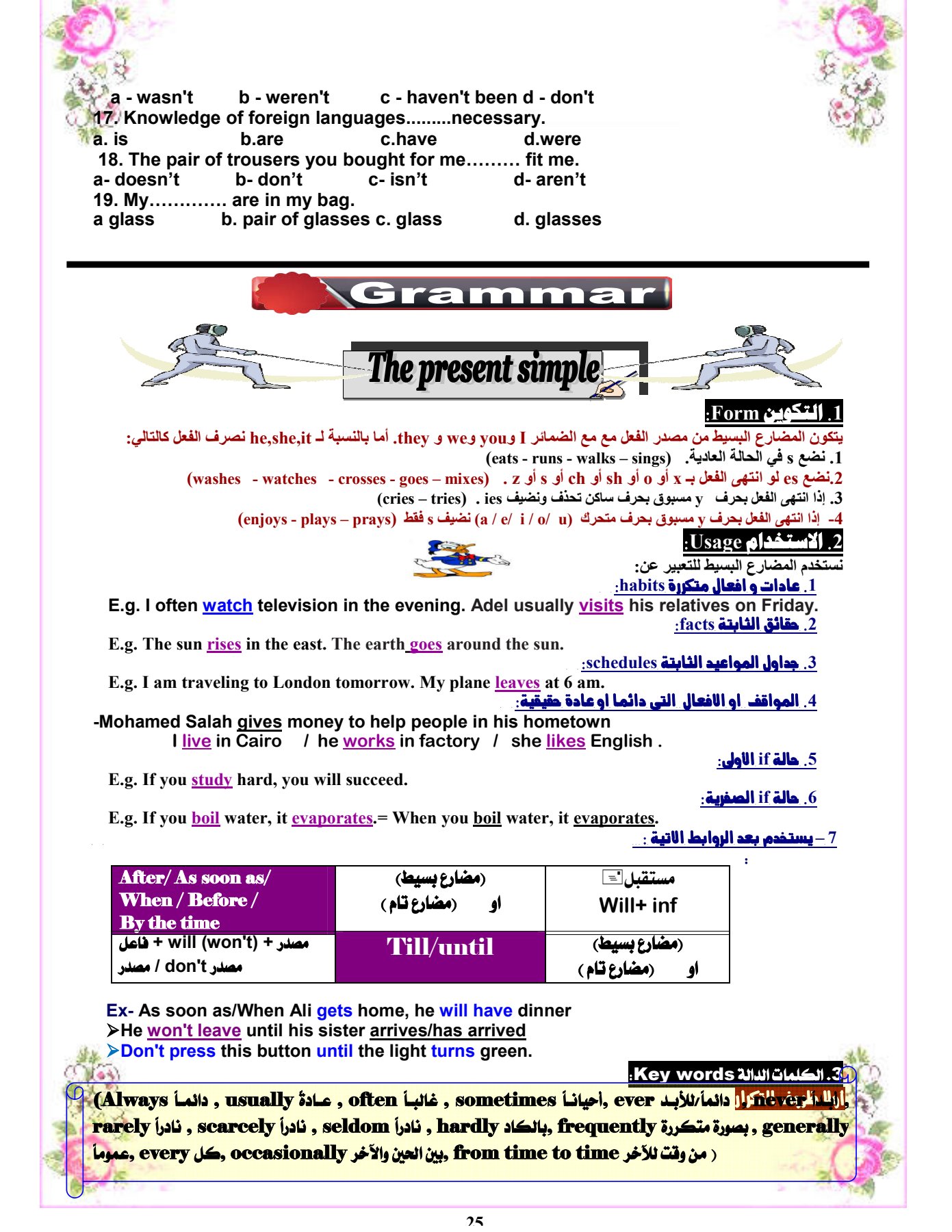 أقوى مذكرة تأسيس في اللغة الإنجليزية للمرحلة الثانوية 2025 بصيغة PDF، إعداد مستر محمد فوزي، شرح مبسط وتدريبات متميزة تساعدك على التفوق