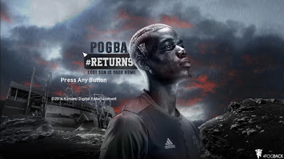 PES 2017 Paul Pogba (Man United) Start Screen by Leo05