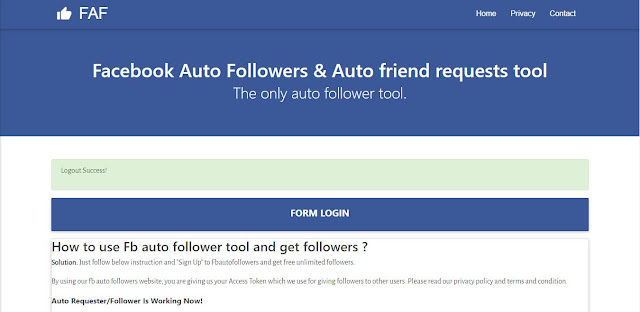 FB Auto Followers