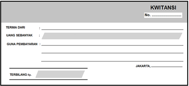 13 Contoh Kwitansi Pembayaran