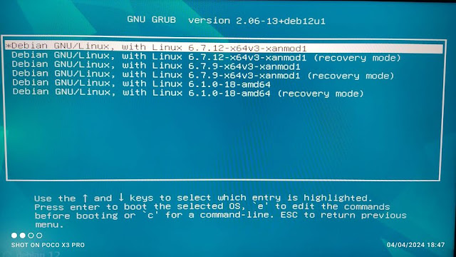 Masalah Debian 12 Tidak Bisa Masuk KDE XANMOD 6.7.12