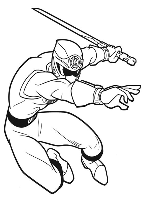 Kids Page: Power Rangers Coloring Pages