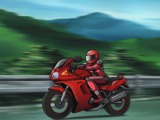 Aoi Kusanagi na moto