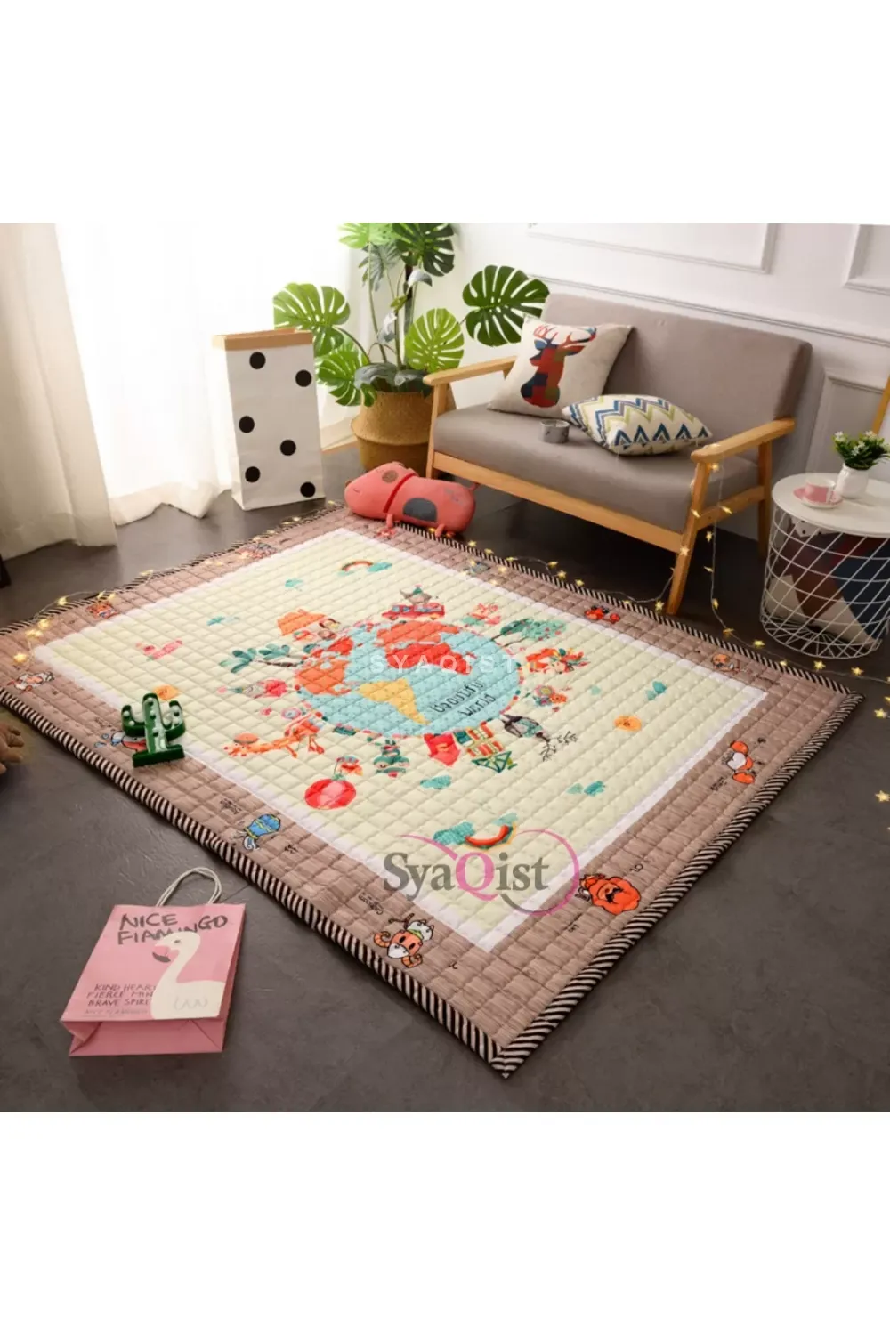 baby crawling mat syaqist patchwork
