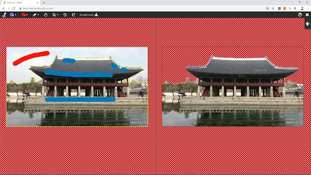 [ Enumcut.com ]  Kyonghoeru ( Korean ancientplace Photo) - Background Remove From Image  (Example)