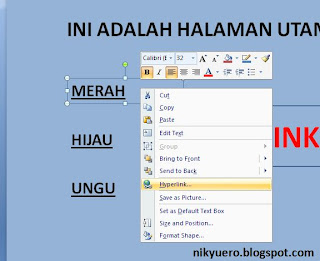 Pilih Hiperlink