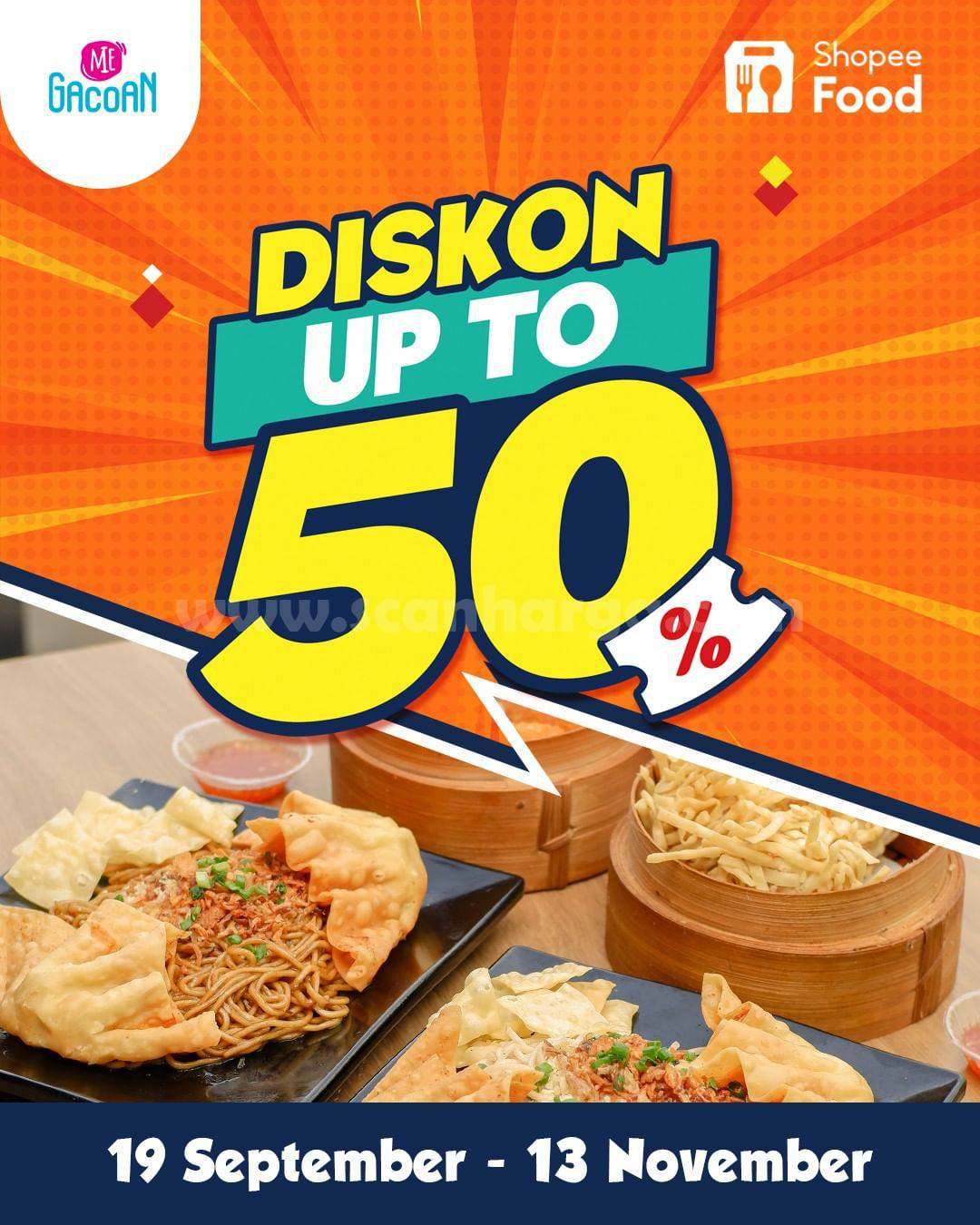 Promo MIE GACOAN SHOPEEFOOD DISKON hingga 50%