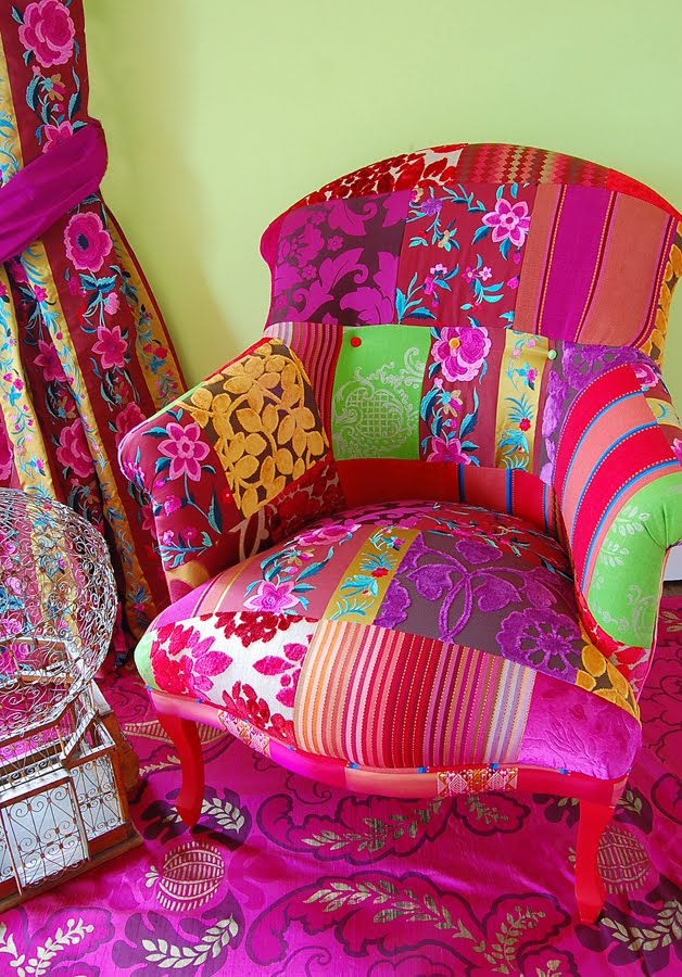 Patchwork couch