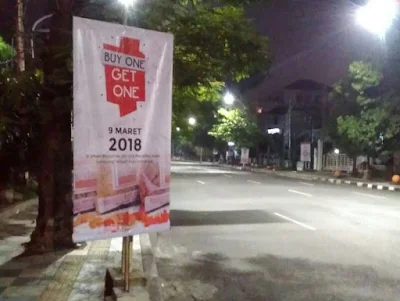 pasang-roundtag-opening-makaroni-ngehe-outlet-imam-bonjol-semarang