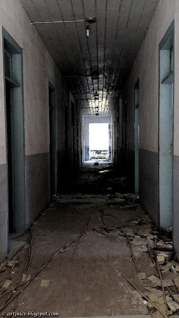 abandoned building hall
