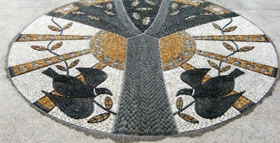 mosaic pebbles artwork by John Botica