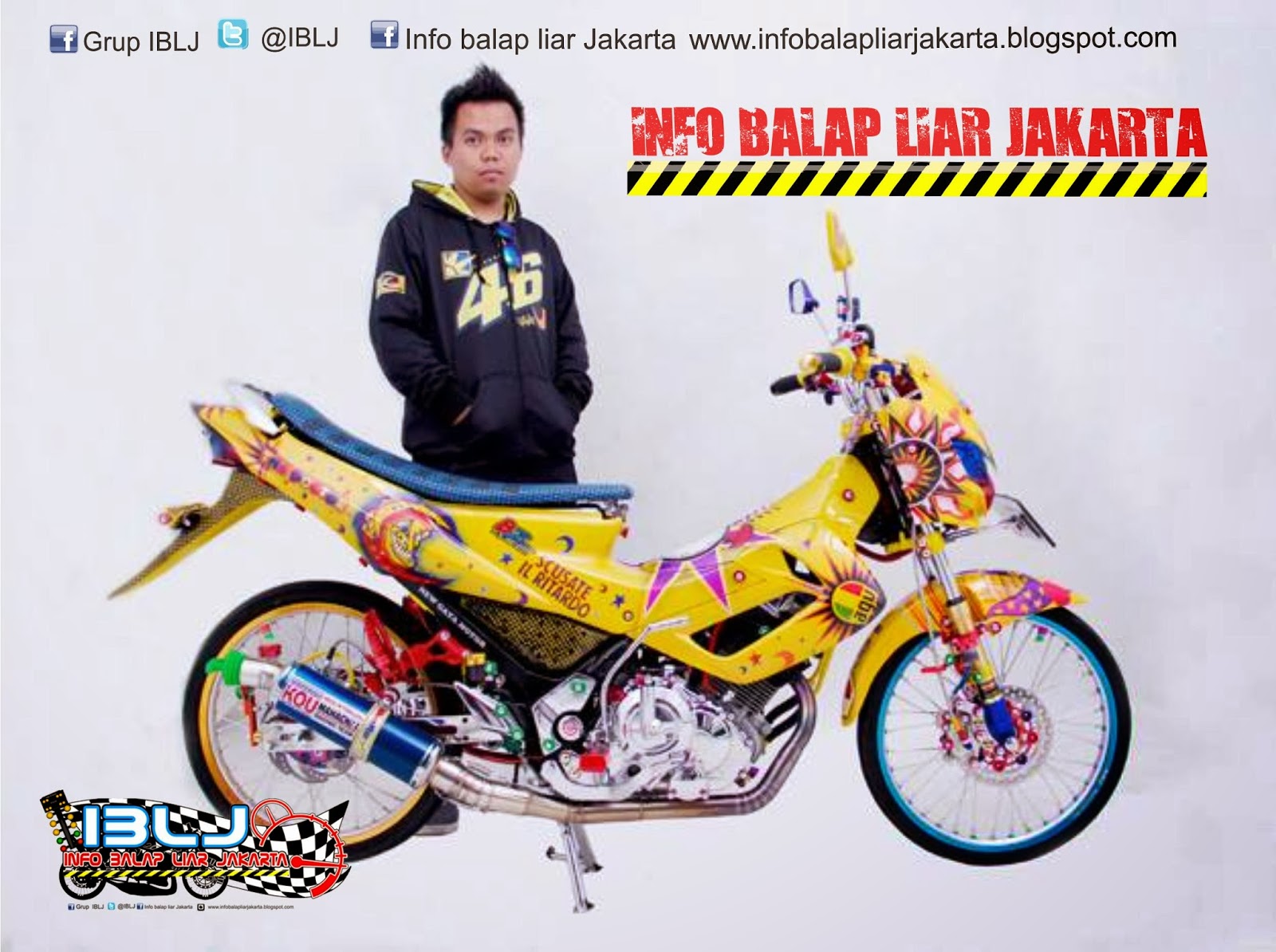 Jakarta Satria FU Lip Lap Garut Jawa BaratInfo Balap Liar