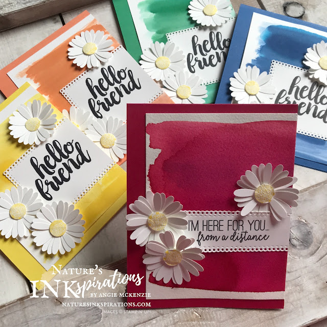 By Angie McKenzie for 3rd Thursdays Blog Hop; Click READ or VISIT to go to my blog for details! Featuring the Daisy Lane and Tasteful Touches stamp sets, the Seriously the Best retiring stamp set, the Medium Daisy Punch, the Ornate Layers Dies, the Old World Paper 3D Embossing Folder, the retiring 2018-2020 In Colors and the new 2020-2022 In Colors from Stampin' Up!; #stampinup #daisylanestampset #tastefultouchesstampset #seriouslythebeststampset #naturesinkspirations #ornatelayersdies #mediumdaisypunch #sharesunshinepdfdownload #oldworldpaperembossingfolder #handmadecards #friendshipcards #quarantinecards #thirdthursdaysbloghop #illmissyou20182020incolors #hello20202022incolors 