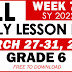 GRADE 6 DAILY LESSON LOG (Quarter 3: WEEK 7) MARCH 27-31, 2023