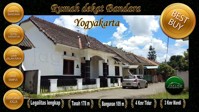 Rumah dekat bandara adisucipto Yogyakarta