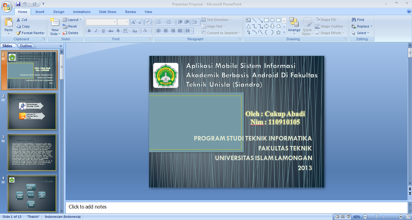 CONTOH POWER POINT