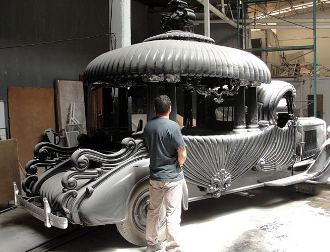 the 1929 Argentinian hearse is on ebay but beware they mistreated it and 