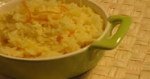 Arroz com laranja